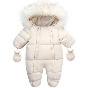 Baby Girl Winter Snowsuit Toddler Jacket Clothes For Boy Infant Jumpsuit